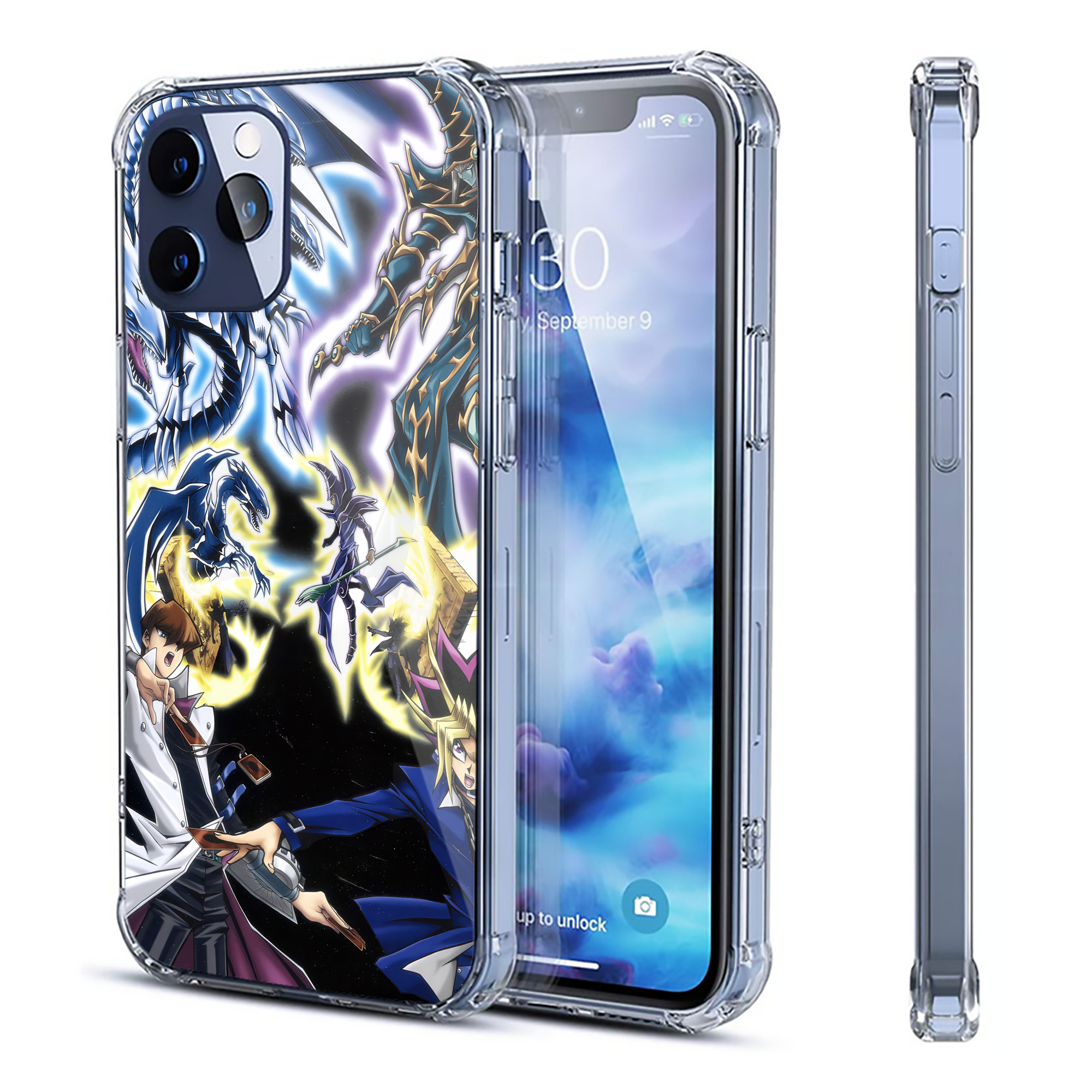 （画像用） 遊☆戯☆王 Yu-Gi-Oh! 【iPhone 12シリーズ対応】透明スマホケース（クリアソフトケース）